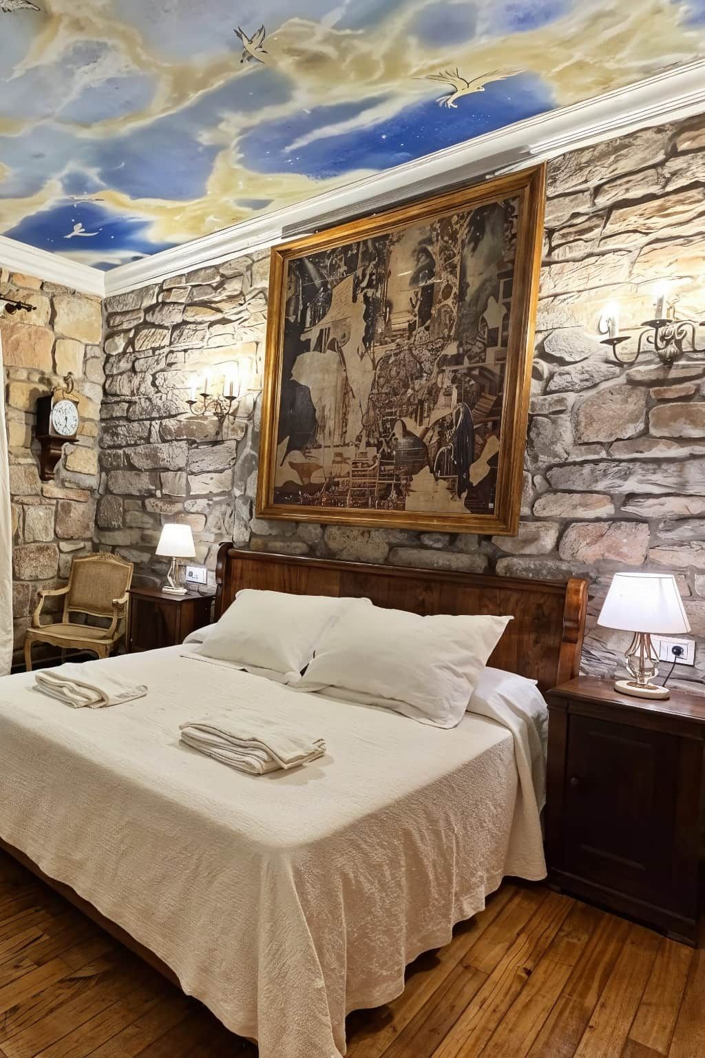 Chambre supérieure (provisoire) du Palacio Pampinot